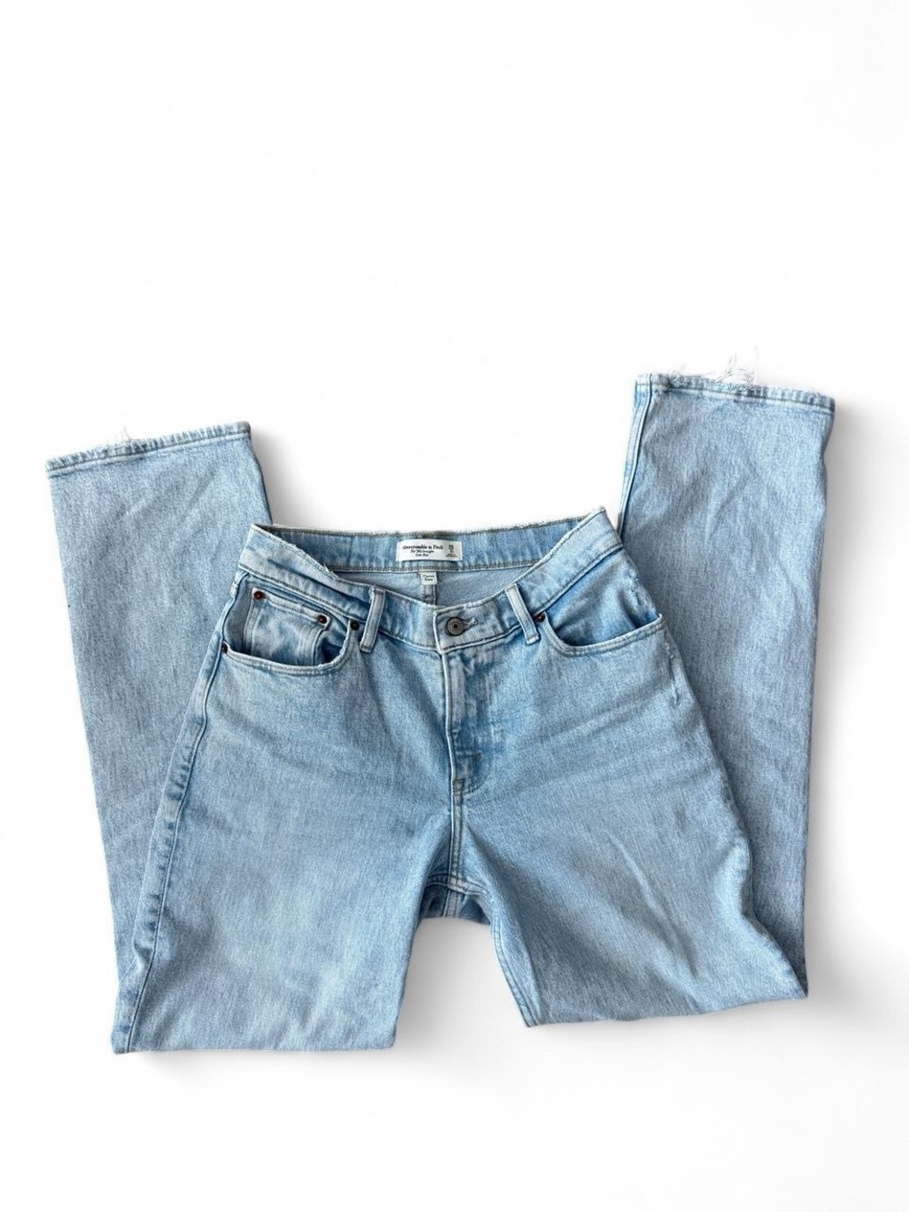 Abercrombie & Fitch Light Blue Straight Leg Jeans